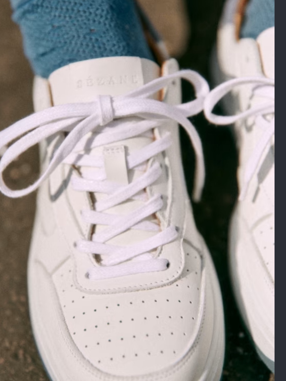 Sezane Leo Trainers White Sneakers